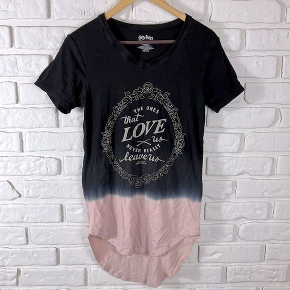 Tops - Harry Potter ombre dip dye top size small